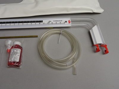 NEW DWYER 1227 FLEX TUBE MANOMETER DUAL RANGE U INCLINED  