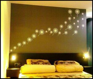 Wallpaper Glass Wall Vinyl Sticker Decal DANDELION  