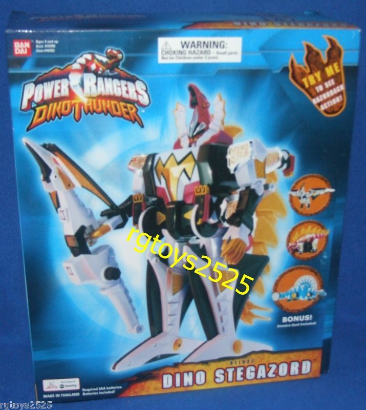 Power Rangers Dino Thunder Deluxe Stegazord Megazord  