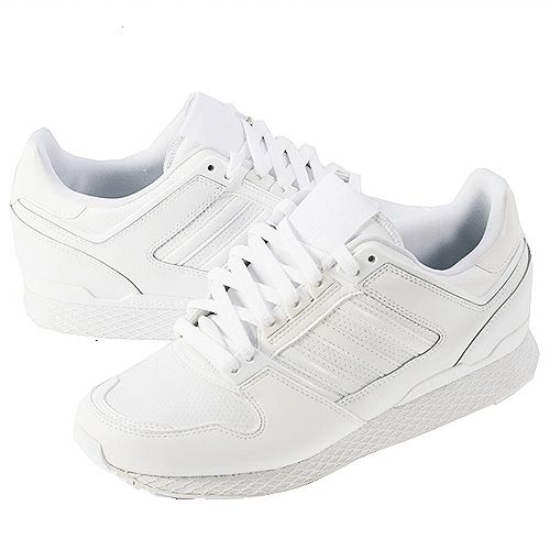 ADIDAS ZXZ ADV LEATHER MENS Size 9 White Running Shoes  