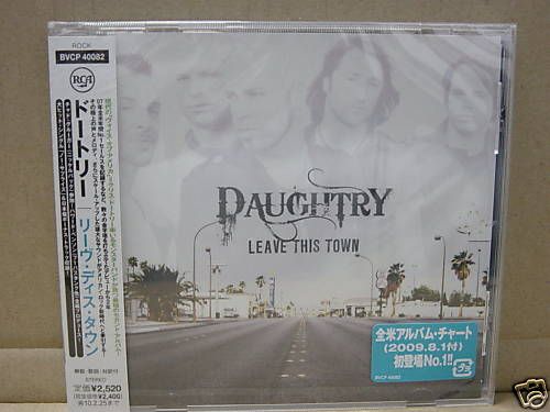 DAUGHTRY Leave This Town + 1 JAPAN CD 09 2nd Nickelback  