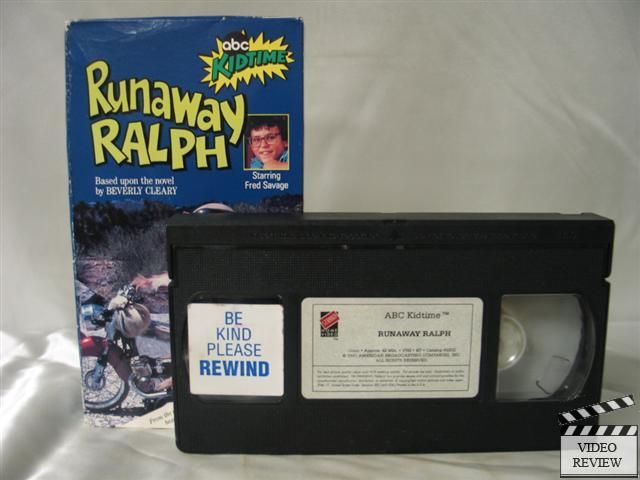 Runaway Ralph VHS Fred Savage, Ray Walston 095492340239  