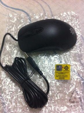 Steelseries] KinZu Gamming Optical Mouse Mice, Bulk, Black Wheel 