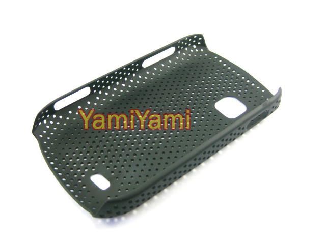 Plastic Hole Skin Protector Case Samsung Galaxy Fit s5670 Black  