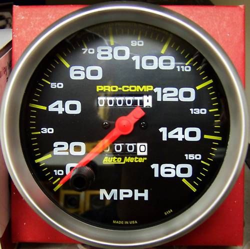 AUTOMETER PRO COMP 5 160 MPH SPEEDOMETER SPEEDO  