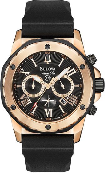 98B104 Bulova Mens Watch Marine Star Chronograph  