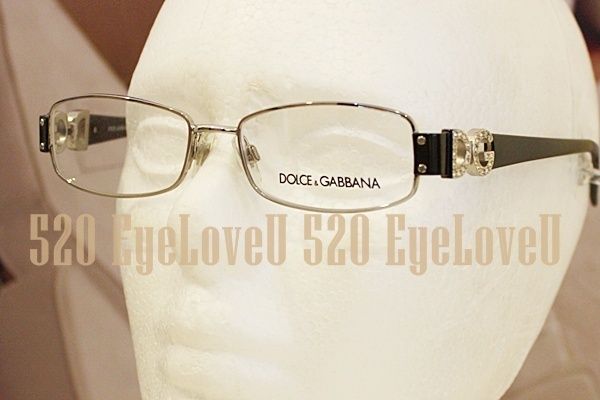 DOLCE GABBANA DG 1146 B eyeglasses frame 061 Silver/Black  