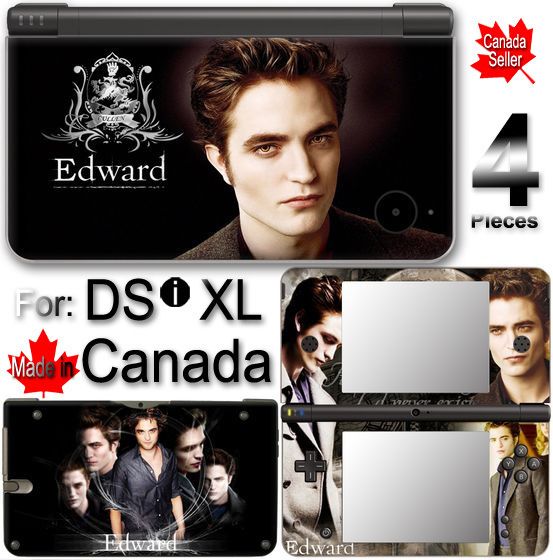 EDWARD TWILIGHT NEW MOON ECLIPSE SKIN COVER DSi XL LL 2  