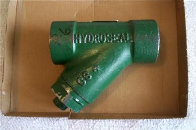 NEW HYDROSEAL 1.5 Y STRAINER THREADED YTS8A0, P 6  