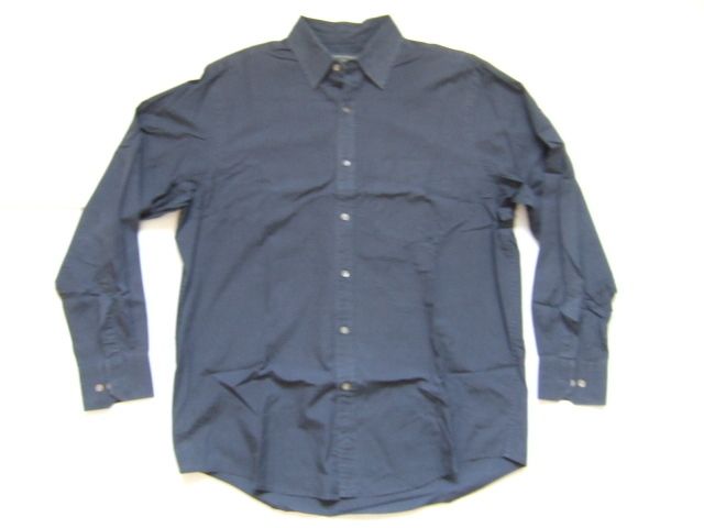   REPUBLIC Mens Shirt Size L RELAXED RN# 54023 DR.GRAY 1388  
