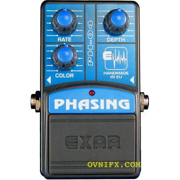 Exar Phasing phaser pedal, handmade in Europe, true bypass  