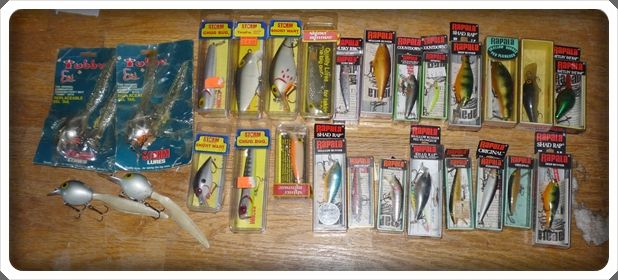   Lot RAPALA and STORM Over 25 Lures Fat+Shad Raps,Wiggle Wart  