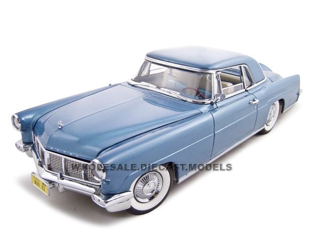 1956 LINCOLN CONTINENTAL MARK II BLUE 118 DIECAST  