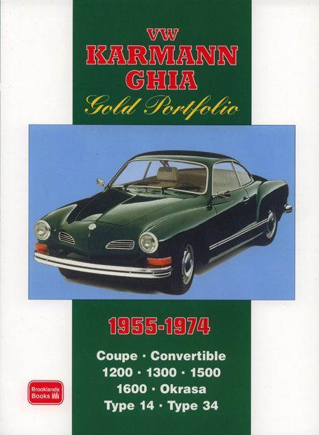 VW KARMANN GHIA GOLD PORTFOLIO 1955 1974 ROAD TEST  