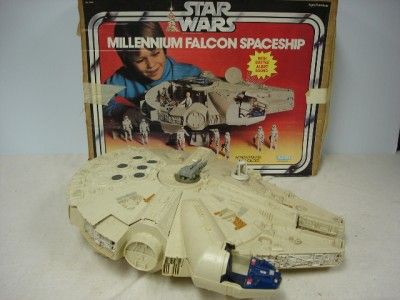 STAR WARS 1977 MILLENIUM FALCON SPACESHIP KENNER BATTLE ALERT SOUND 