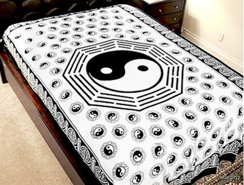 TAPESTRY   YING YANG   72X108   COTTON   YIN YAN HUGE  