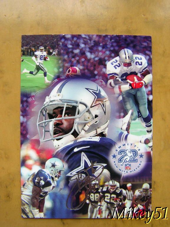 NFL EMMITT SMITH RUN WITH HISTORY CARDS   $44.95  