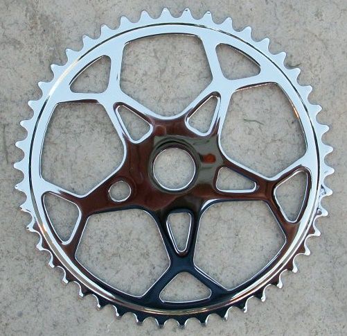   ORIGINAL RECHROMED MINT MOTOMAG MONGOOSE SPROCKET REDLINE GT  