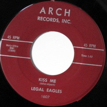 HERB B. LOU & LEGAL EAGLES Trial NOVELTY 45 rpm  