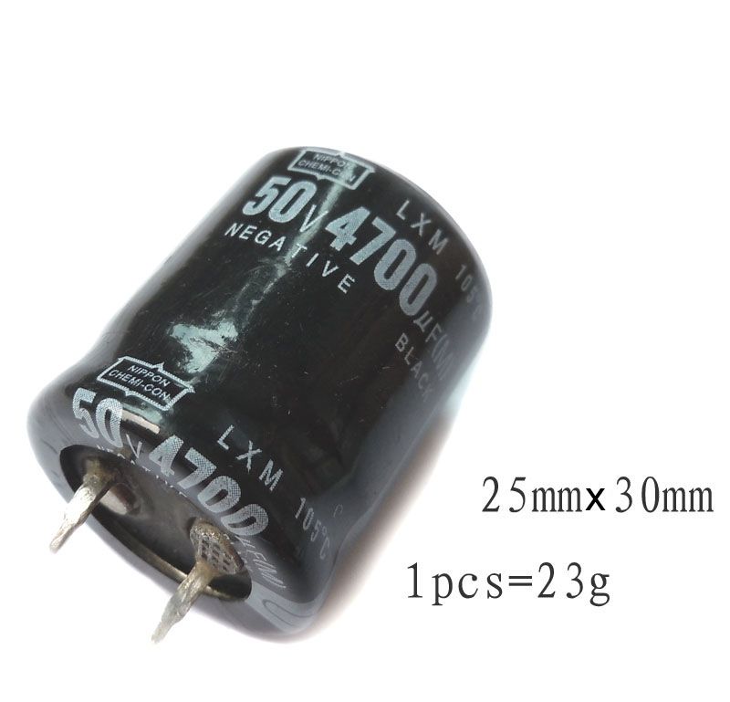 50V 4700uf Electrolytic Capacitor Radial 25x30mm x 1 pc  