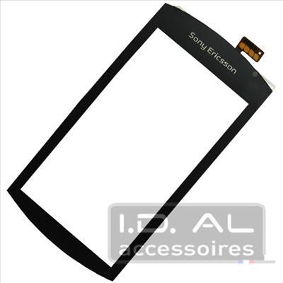 VITRE ECRAN TACTILE pour SONY ERICSSON XPERIA VIVAZ noir  