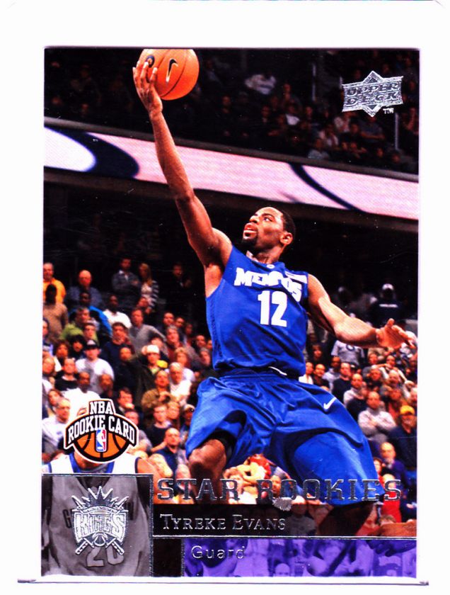 2009/10 UPPER DECK STAR ROOKIE #240 TYREKE EVANS KINGS  