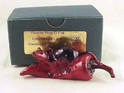 Ring of Fire   Red Mouse, Chili   Eyre Designs   NIB  