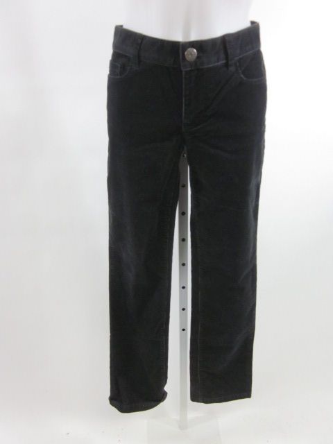 CREW Black Straight Leg Corduroys Pants Size 28 S  