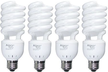 ALZO Joyous Light 27W CFL Light Bulb 5500K   Pack of 4 837654042823 