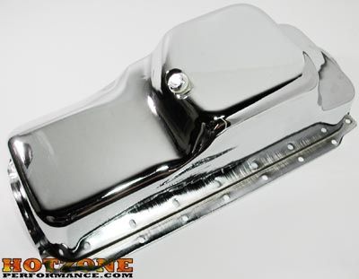 CHRYSLER MOPAR OIL PAN CHROME SB 64 87 273 318 340  