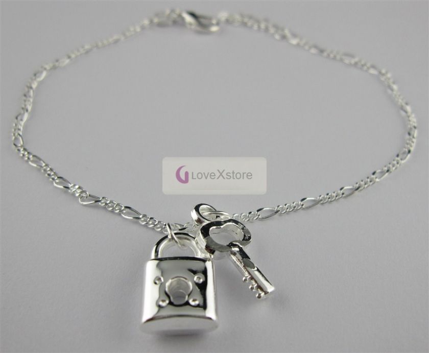 below high quality 925 sterling silver plated anklet no 3337