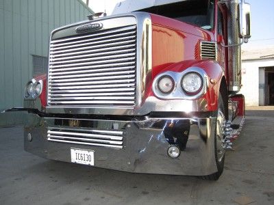 FREIGHTLINER CORONADO STAINLESS STEEL 20 INCH BUMPER  