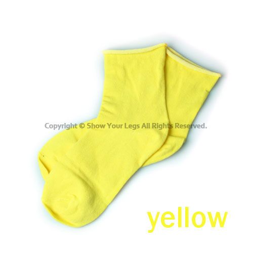 COTTON ANKLE SOCKS 21 colorful womens ladies rolled up solids girls 