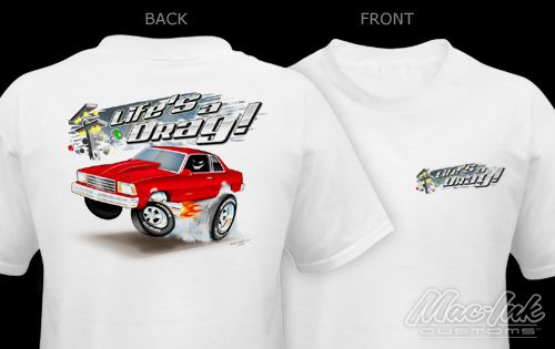 78 81 Chevy Malibu LIFES A DRAG T Shirt  