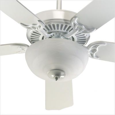 Quorum Capri 52 Ceiling Fan in White with Light Kit 77525 9206  