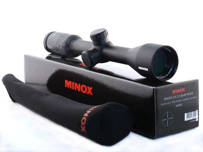 Minox ZA 3 3 9x40 Plex Reticle Rifle Scope 66000  