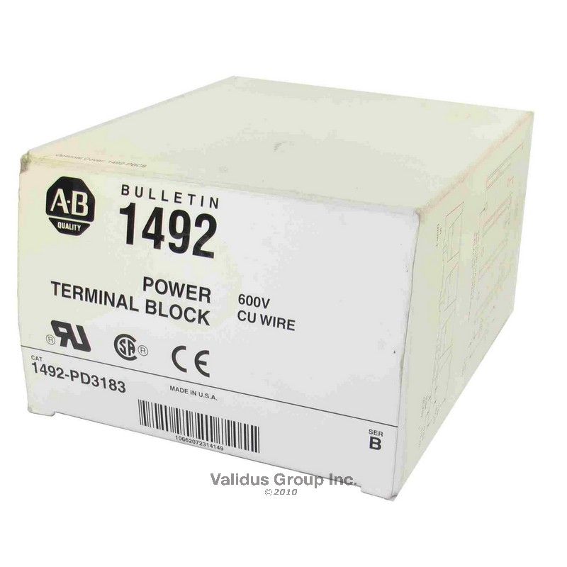 ALLEN BRADLEY 1492 PD3183 POWER BLOCK 600VAC 35AMP◢◤  