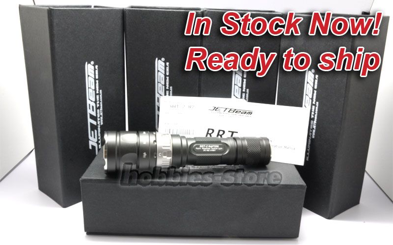 JETBeam Raptor RRT 2 Q3 5A LED Flashlight WARM TINT LED  