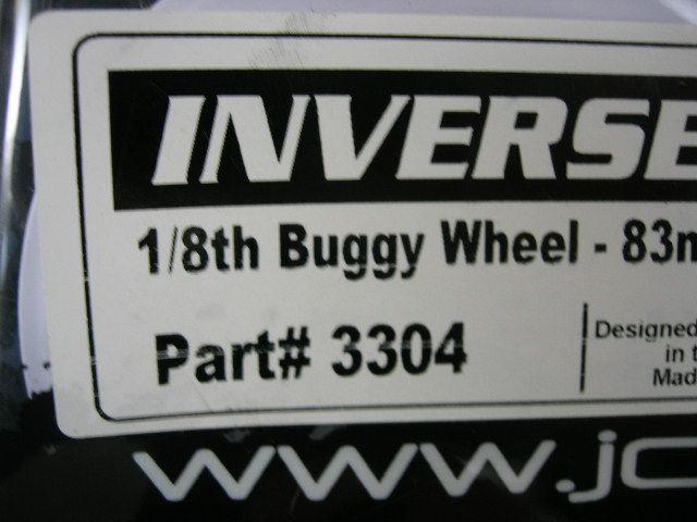 Concepts Inverse 1/8 Buggy Wheel w White Caps 3304  