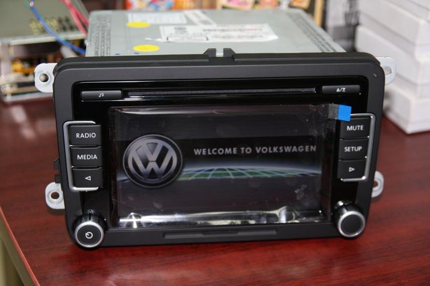 VW CD  Car radio RCD510 Passat Golf 5,6 w.CODE Unused w/o DAB or 