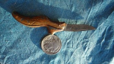   German Penknife shaped like Old Shoe marked Westfield 2 long  