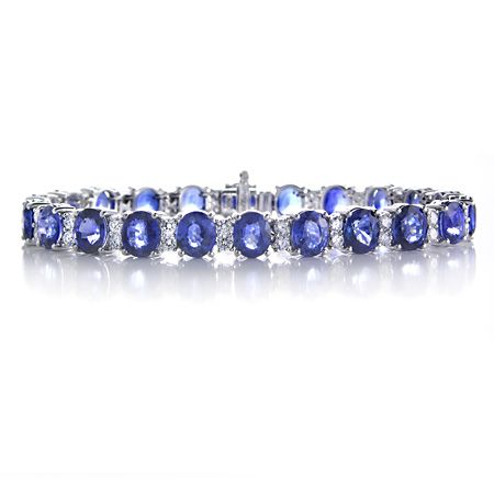 This diamond bracelet is absolutely magnificent, and is being offered 