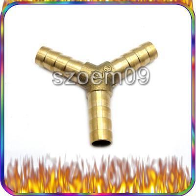 Brass Barb Y Fitting 5/16 ID Hose Air Water Fuel Gas  