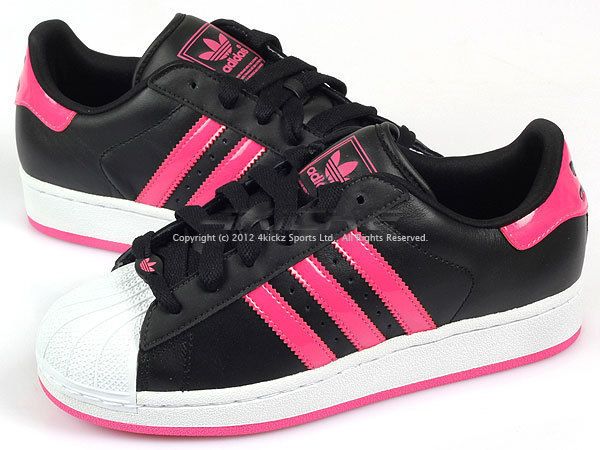 Adidas Originals Superstar 2 W Black/Pink/White Classic Casual 2012 