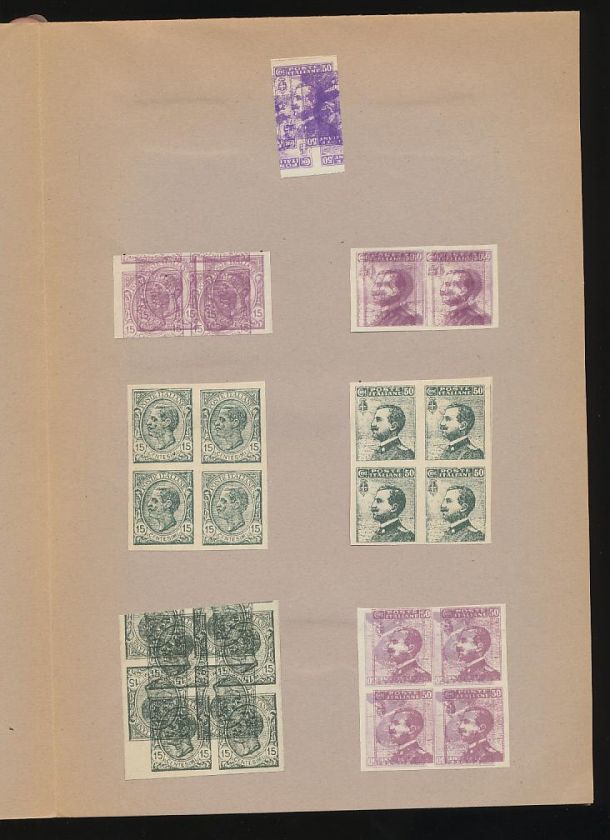 ITALY Errors/Printers Waste+Unusual Reference Lot(70)  