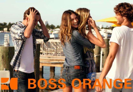 Angela Lindvall, Erin Wasson.Hugo Boss catalog/lookbook  