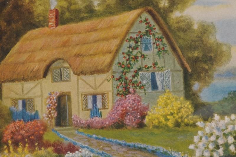 Atkinson Fox Its Only a Cottage Vintage Calendar Top  