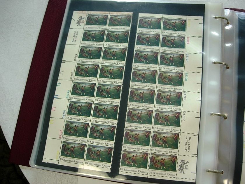 US, MINT POSTAGE FACE $161, MINT NH Sheets & Strips of Stamps in Kobra 