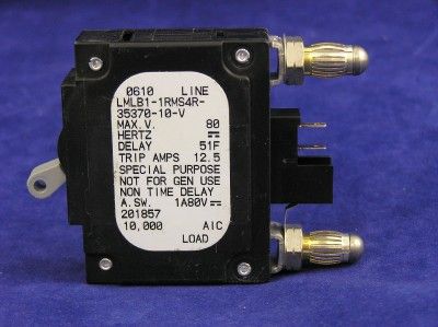 AIRPAX 10 AMP BULLET BREAKER LMLB1 1RMS4R 35370 10 V  