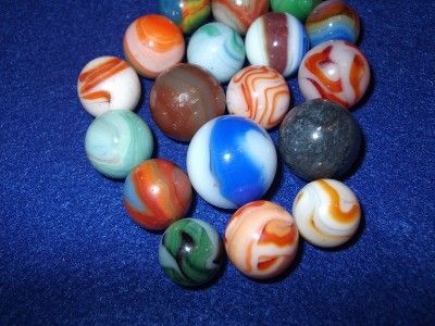 AKRO & PELTIER OLD, VINTAGE & ANTIQUE MARBLES #SG 168  